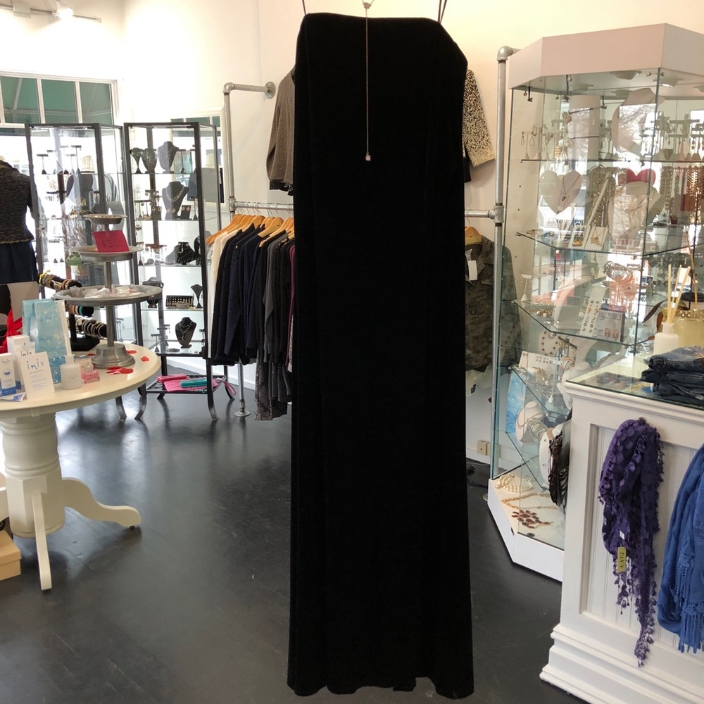 Velvet Dress by Allen Schwartz